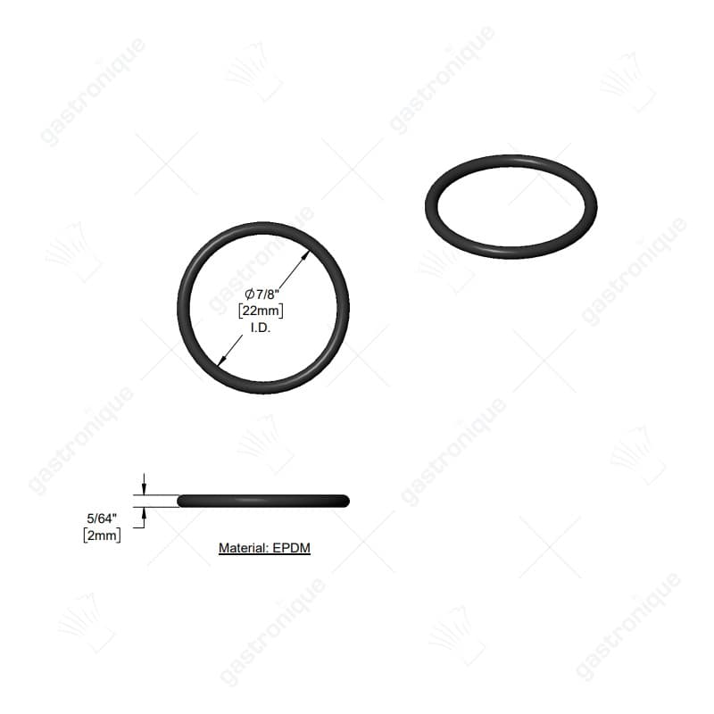 O-ring 0.864 ID x 0.070 dik - Image 1