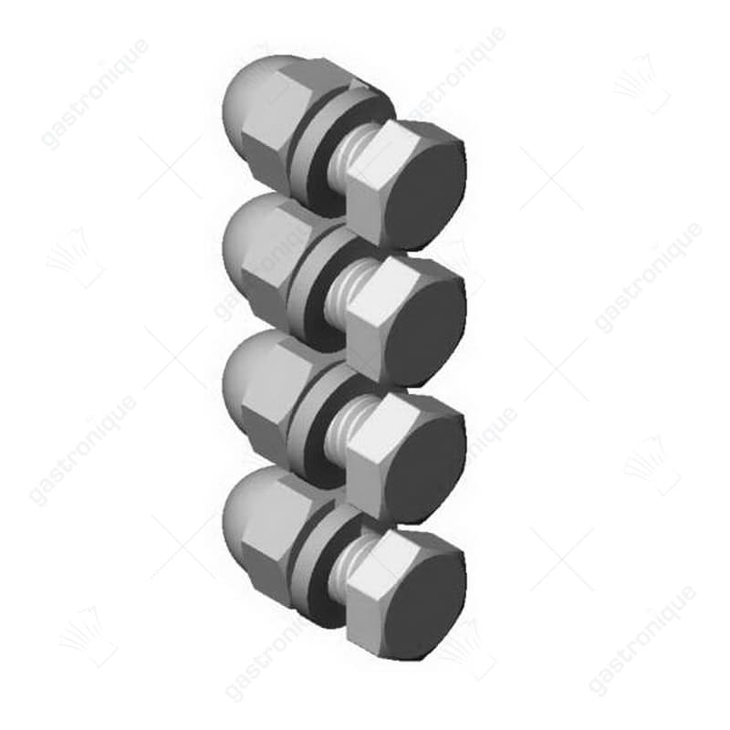 Montageset voor slanghaspelbeugel