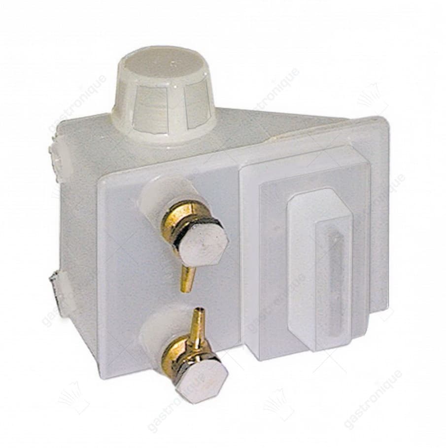 rinse aid container assembly