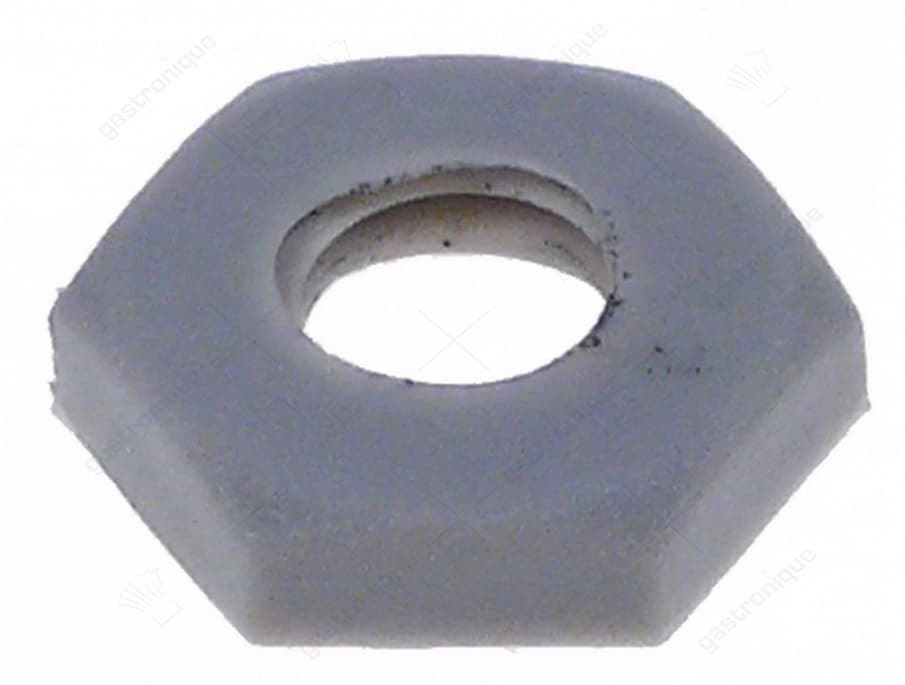 moer draad M10x1,5 H 5mm SB 19 kunststof vpe 1stuk