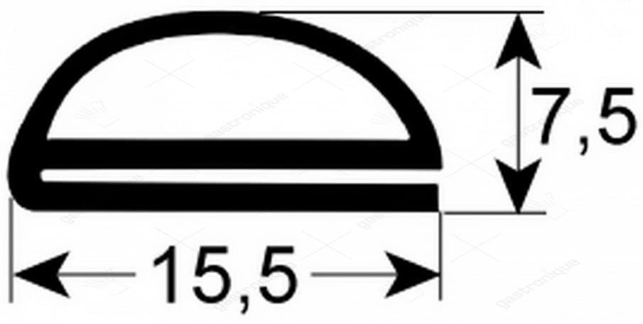 deurrubber 590 mm