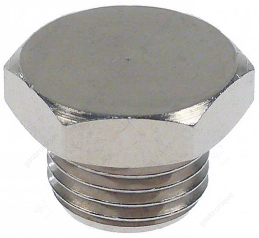 cap ø 1/4"m nut 17 mm h12.5