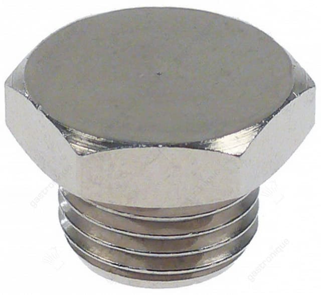cap ø 1/4"m nut 17 mm h12.5 - Thumbnail 1