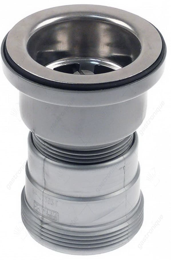st. steel/plastic drain assembly ø 2"