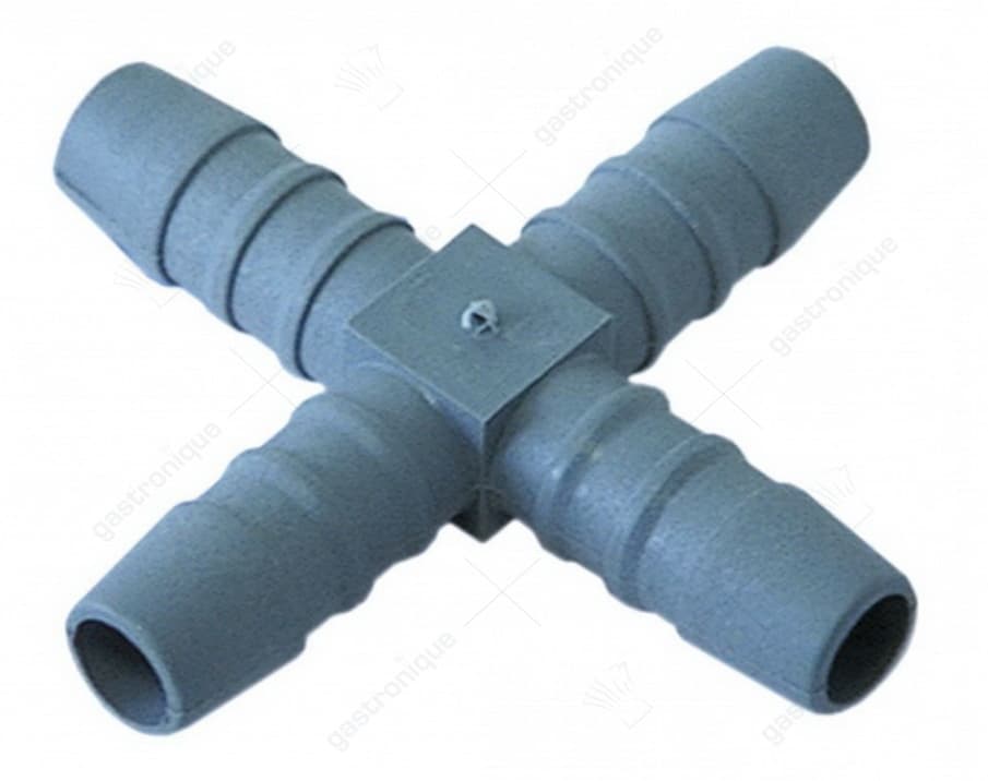 hose end fitting 4-ways ø 10 mm - Image 1