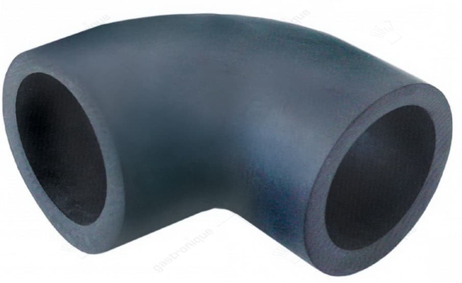 vormslang eindstuk A binnen ø 60mm eindstuk B binnen ø 60mm spoeltechniek L-vorm