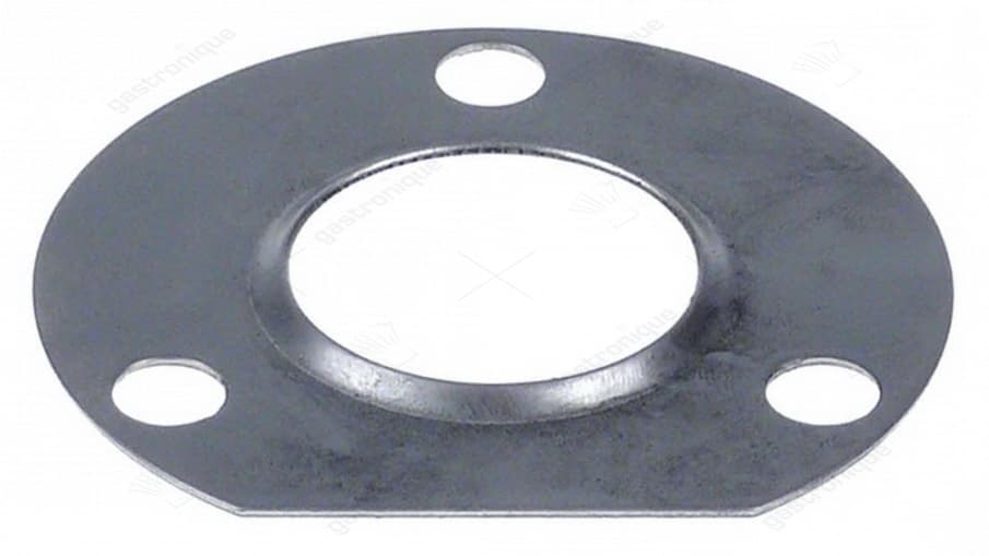 flens ø 74mm ID ø 33mm dikte 1mm gat ø 9mm 