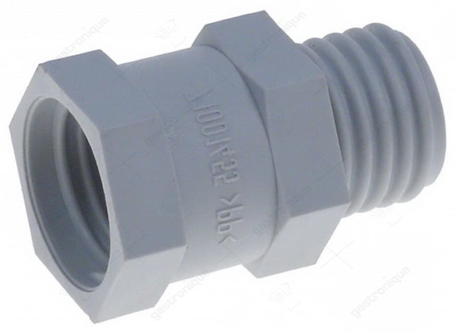schroefconnectie voor wasarm kunststof L 53mm 