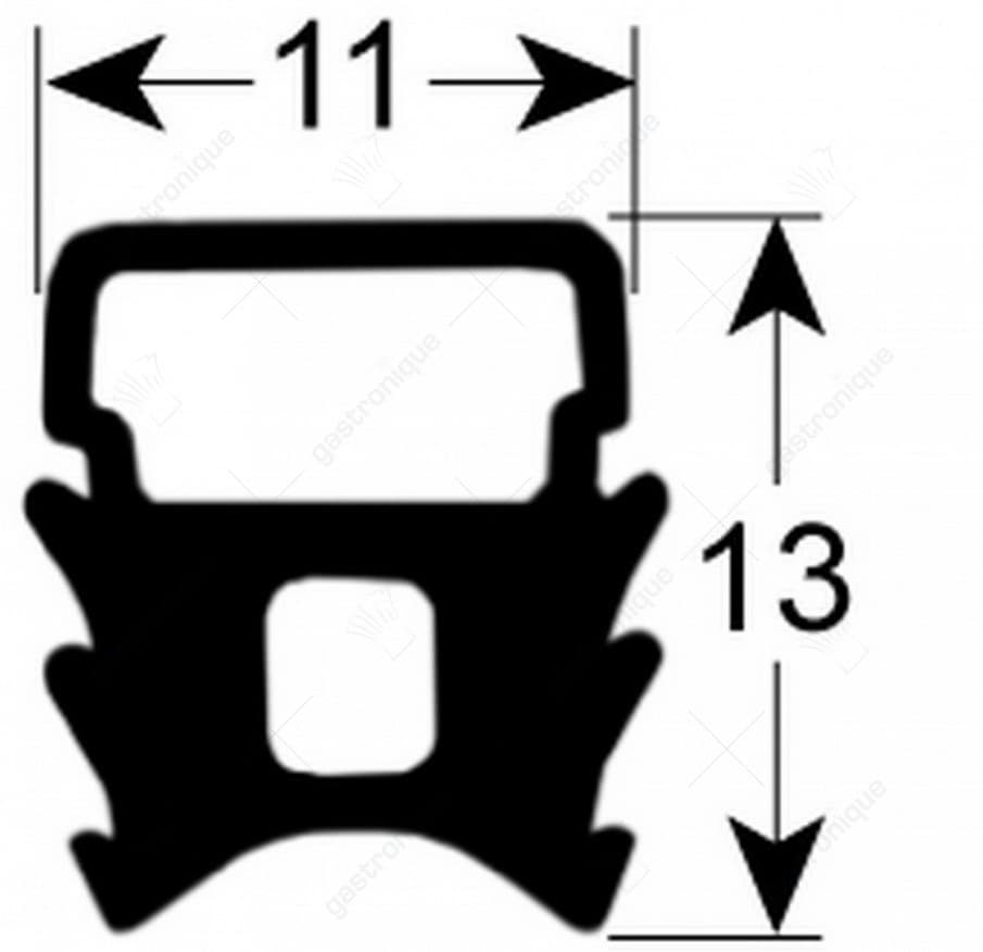 deurrubber 1370 mm