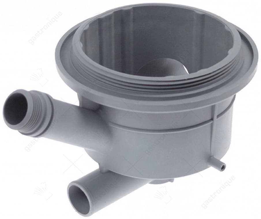 aanzuig/afvoerdeel OD ø 158mm H 130mm ID ø 115mm slang ø 30/43mm