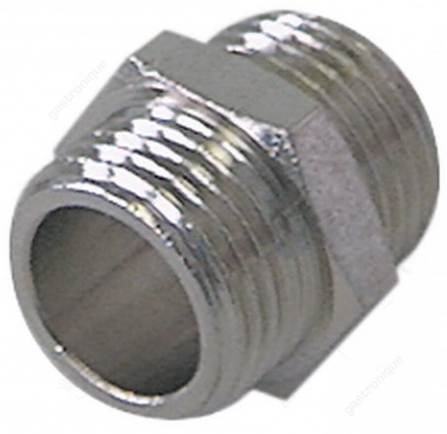 fitting ø 1/8"m-1/8"m nichel-plated - Image 1