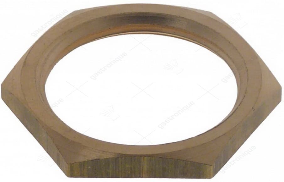 moer draad 1¼" H 6mm SB 50 koper vpe 1stuk 