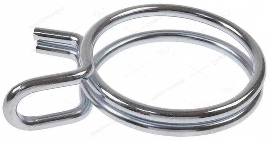 slangklem ø 31,2-32,8mm draad ø 2,6mm verzinkt staal vpe 5stuk - Image 1