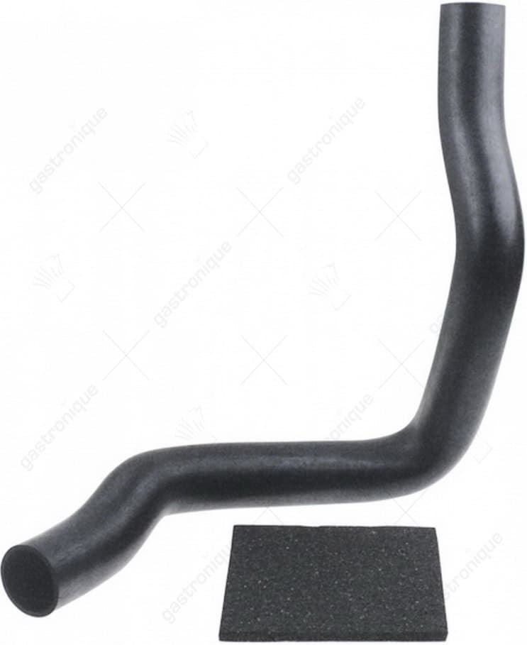 vormslang ID ø 50mm OD ø 58mm L 630mm voor afvoer EPDM spoeltechniek zwart