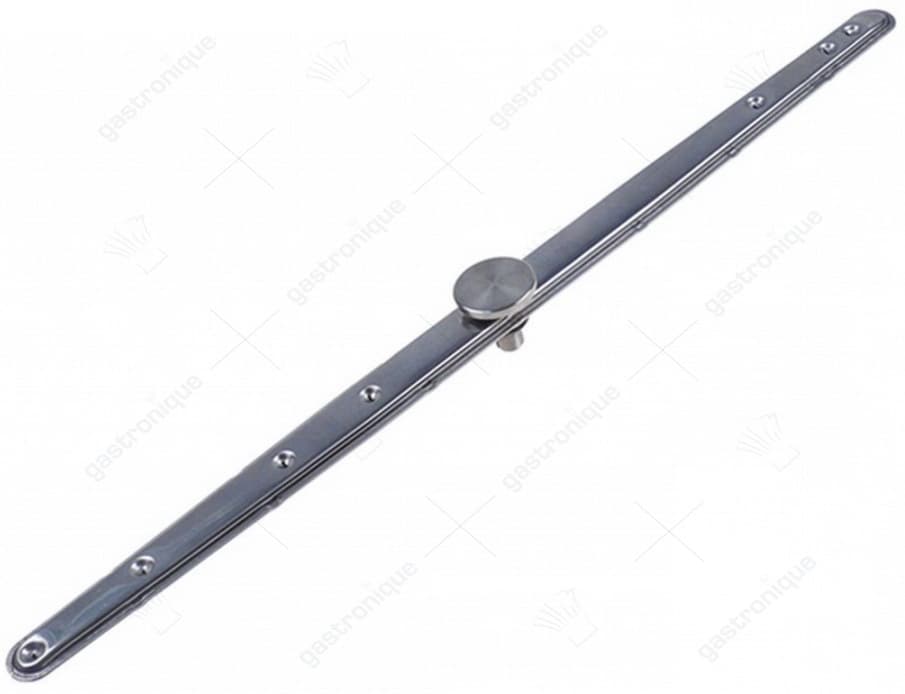 naspoelarm inbouwpositie boven/onder L 495mm sproeiers 7 inbouw ø 14mm met 2 naspoelstiften