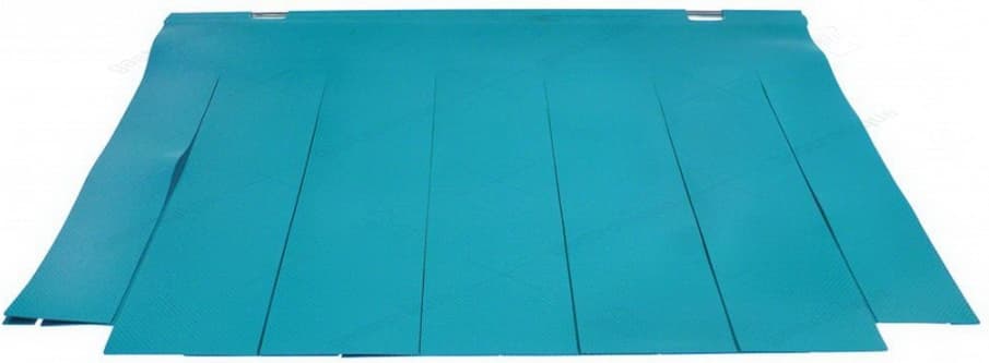 gordijn B 650mm H 520mm compleet met stang materiaaldikte 1,5mm voor inlaatzone