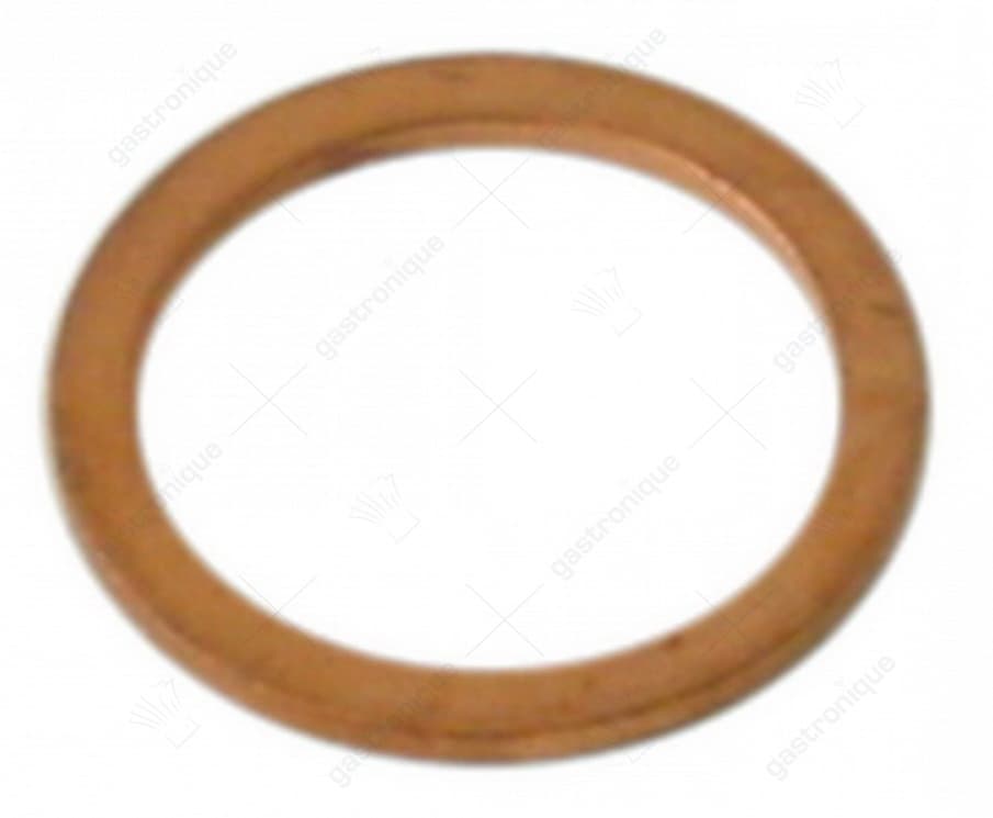 vlakpakking koper OD ø 21mm ID ø 17mm materiaaldikte 1,5mm passend voor 3/8" - Image 1