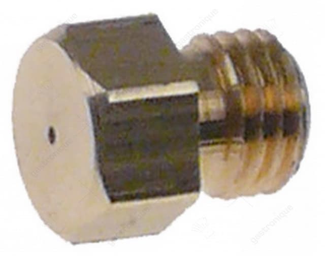 sproeier gat ø 0,6mm L 4mm draad M6x0,75 draad L 5mm - Thumbnail 2