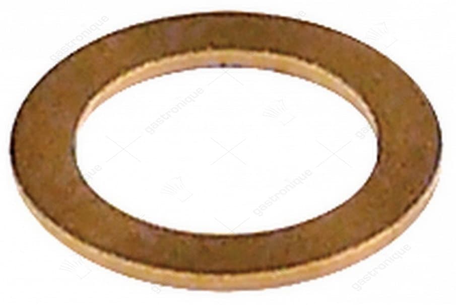 onderlegring ID ø 12,3mm OD ø 18mm materiaaldikte 1mm koper vpe 1stuk - Image 1