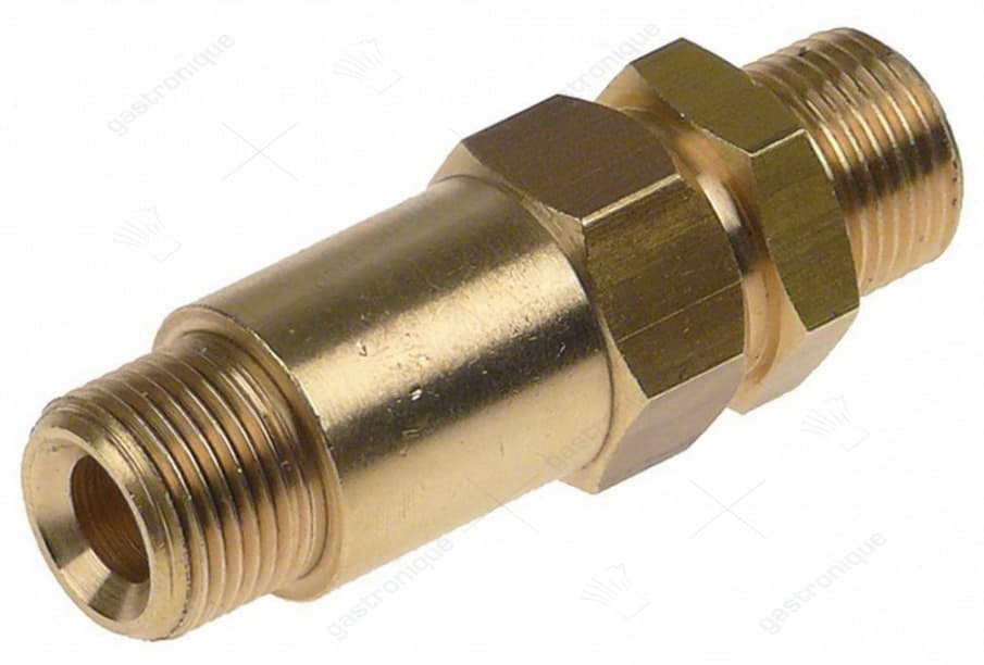 terugslagventiel ingang 3/8" uitgang 3/8" L 40mm