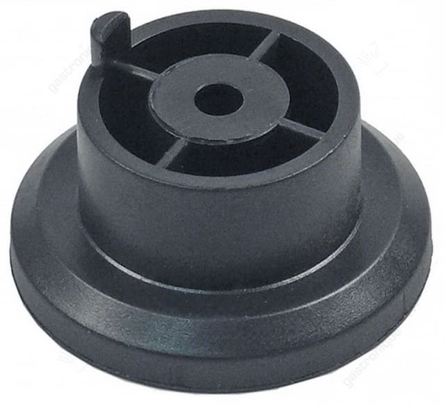 apparaatvoet ø 45mm H 22mm kunststof boring ø 5,3mm vpe 1stuk - Thumbnail 1