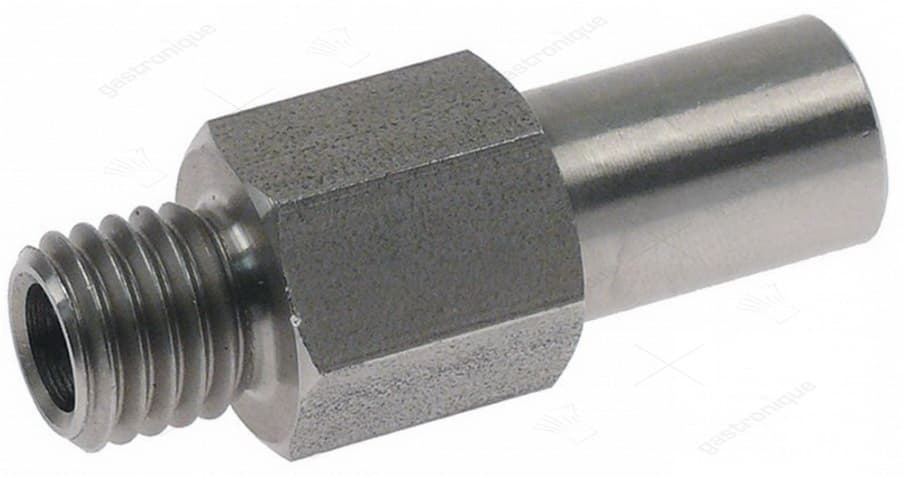 verlenging voor naspoeling as ø 15mm H 54,5mm draad L 12mm SB 19