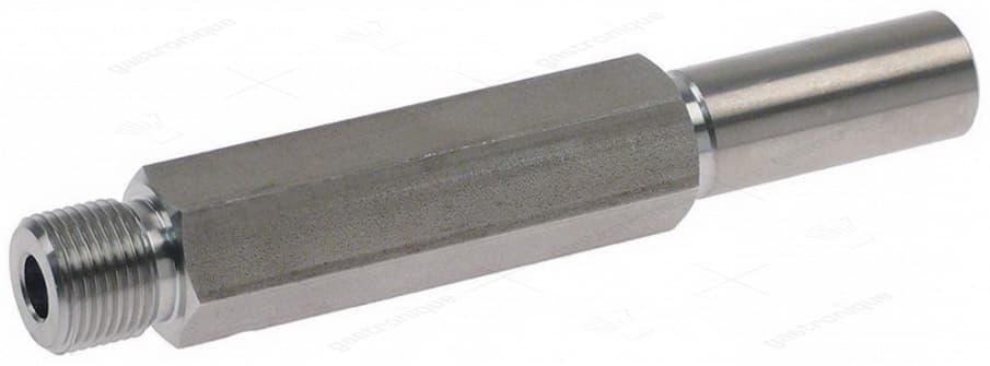 verlenging voor naspoeling as ø 16mm H 122mm draad L 12mm SB 19
