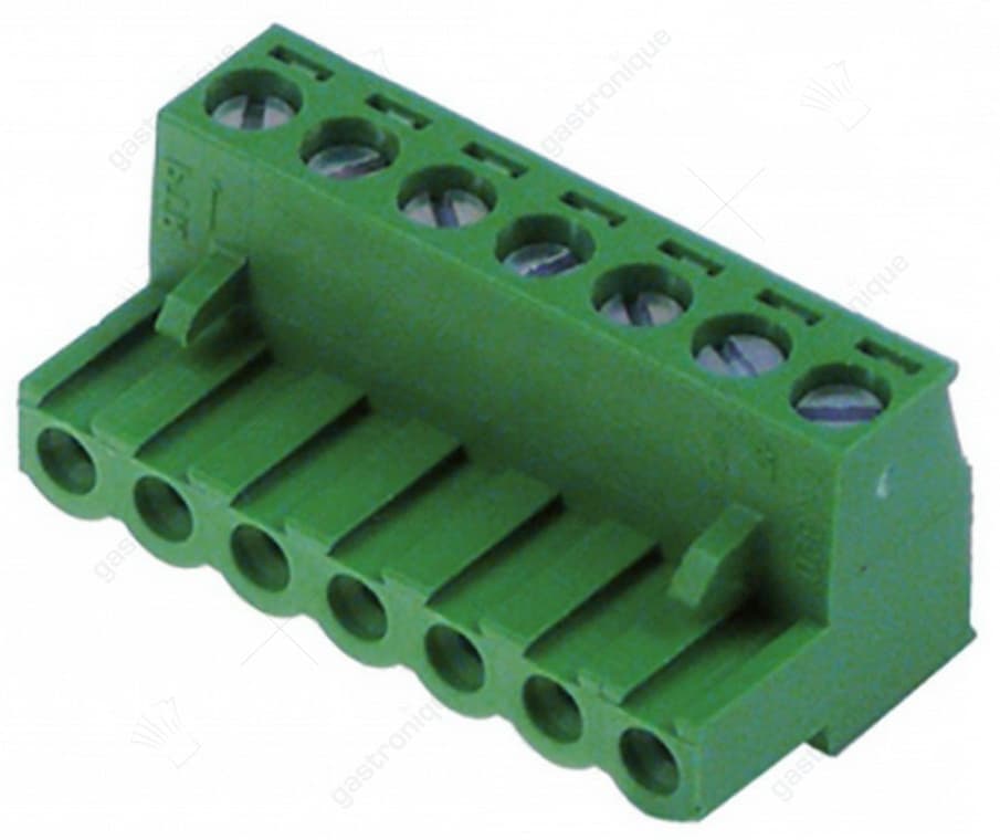 terminal block 7-poles pitch 5