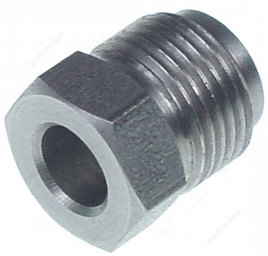 knelschroef draad M12x1 voeler ø max. 6mm RVS 