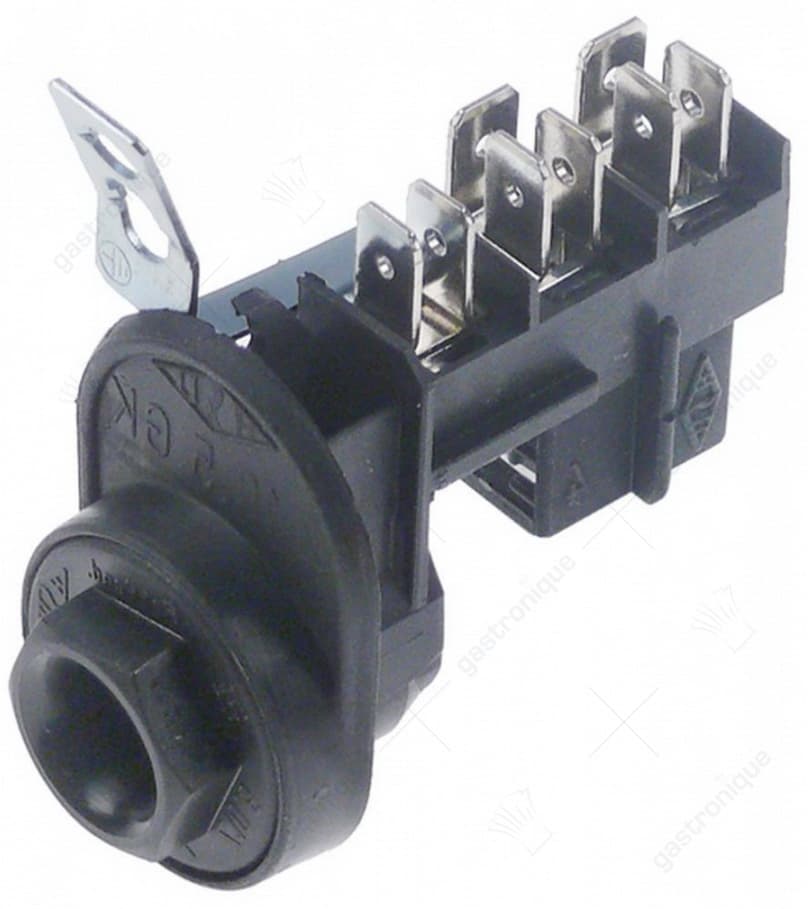 netaansluitingsklem 3-polig max. spanning 400V max. 16A kabel ø 10,5mm doorsnede 2,5mm² fasen 1 - Image 1