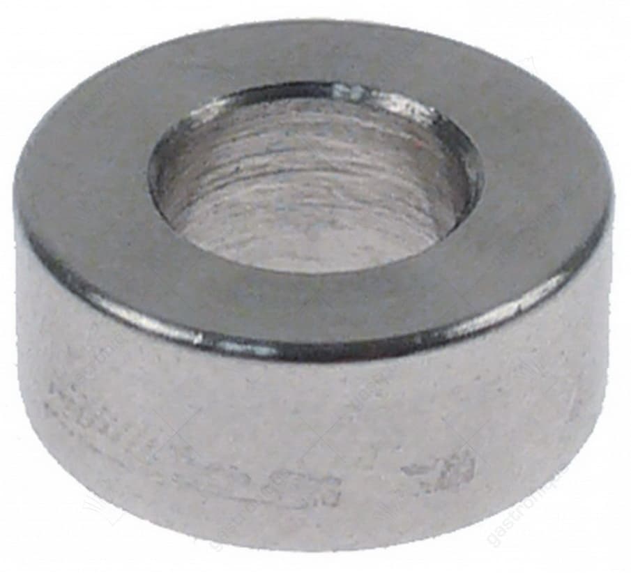 afstandbus RVS ø 12mm materiaaldikte 5mm gat ø 6mm 