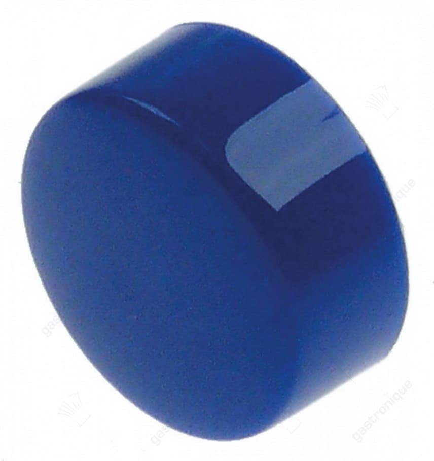 knop ø 23mm as 3,6mm blauw passend voor ADLER AD ø 21mm ID ø 19,2mm H 10mm