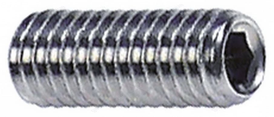 stelschroef draad M6 L 16mm RVS DIN 913/ISO 4026 opname interne zeskant SB 3 vpe 20stuk - Image 1