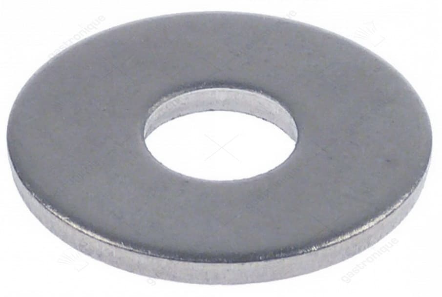 onderlegring ID ø 10,5mm OD ø 30mm materiaaldikte 2,5mm RVS vpe 1stuk