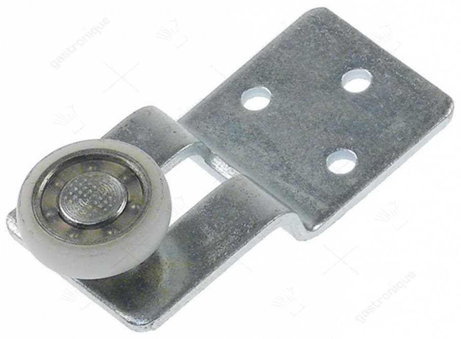 loopwiel wals ø 22mm 6mm met houder inbouwpositie linker deur lager kogellager - Image 1
