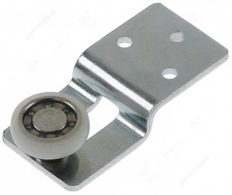 loopwiel wals ø 22mm 6mm met houder inbouwpositie rechter deur (links)