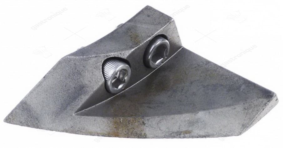mes  voor afvalvermaler L 95mm B 70mm H 26mm 