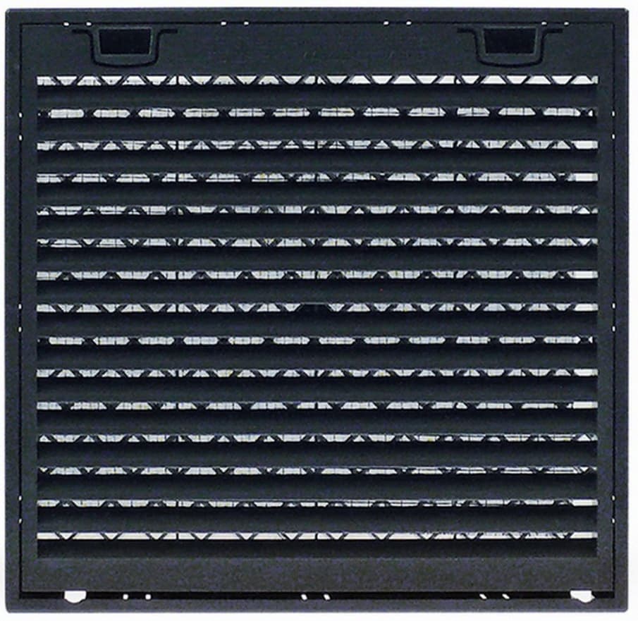 afdekking voor luchtaanzuiging met filter L 260mm B 22mm H 252mm inbouwpositie voorkant