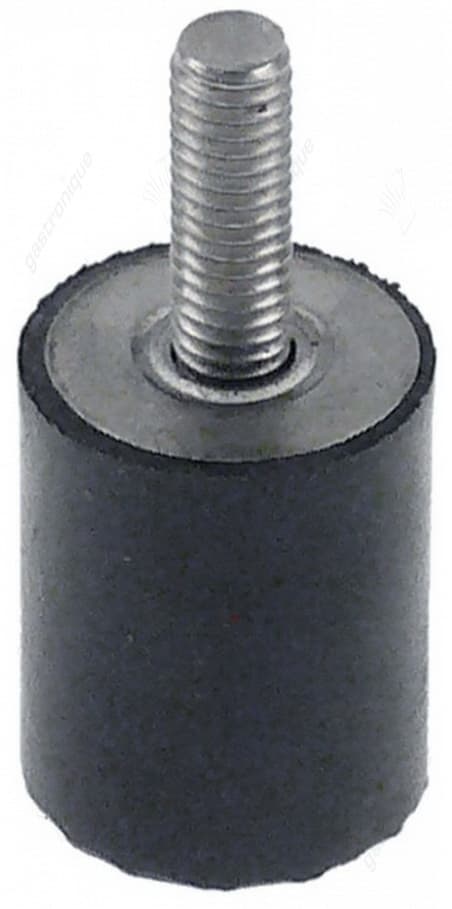 plug of rubber ø 20x25 mm