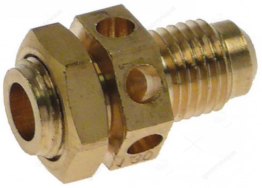 sproeier koper L 28,7mm B 21mm H 21mm M14x1,25 