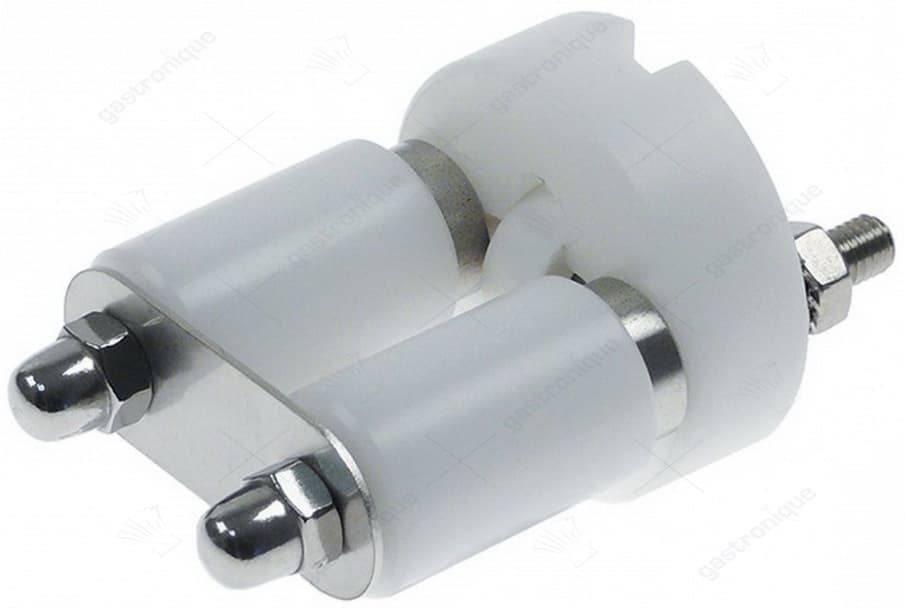 geleiding voor korventransportmachine L 50mm B 45mm H 80mm met rollen