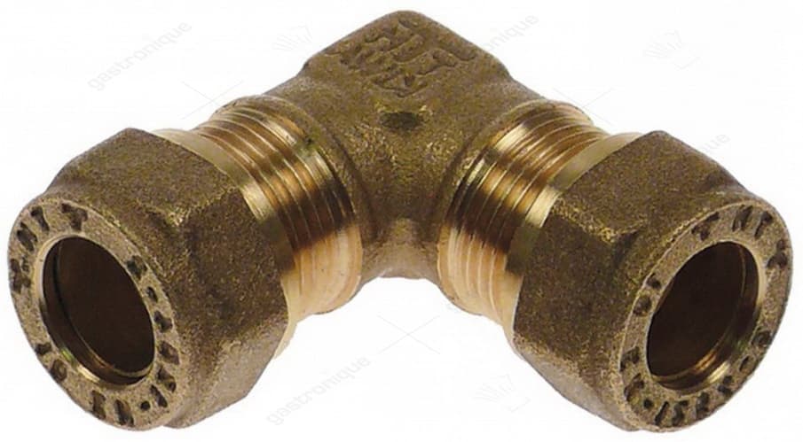 coupling brass with cone for pipe ø10 mm