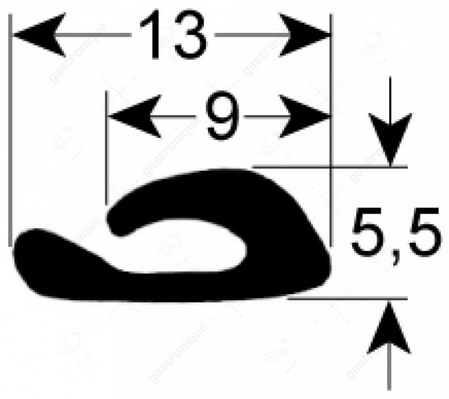 glass top/bottom gasket - Image 1