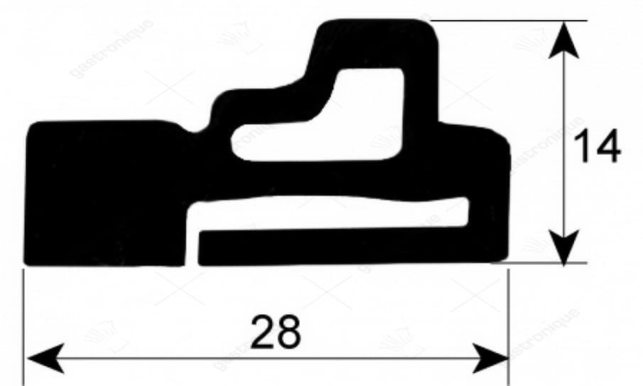 oven carriage gasket 700 mm