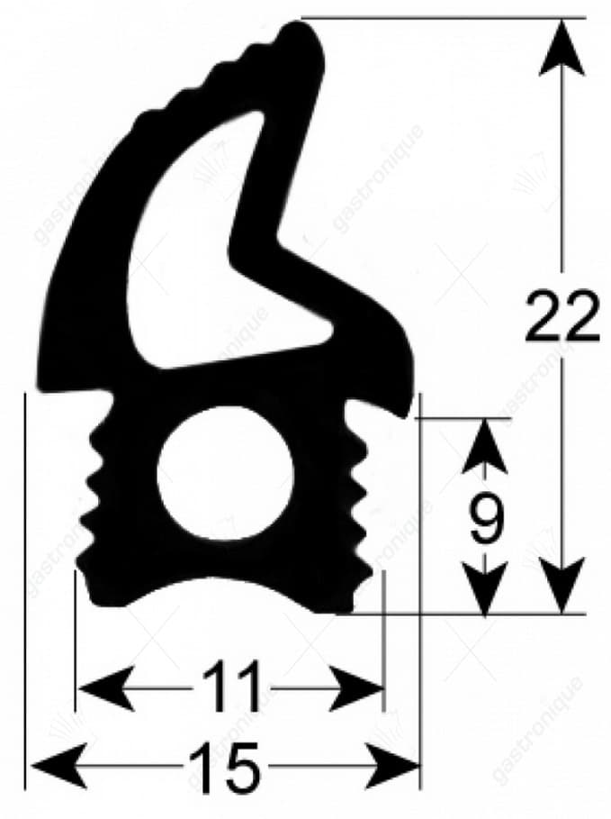 oven door gasket 2200 mm - Image 1