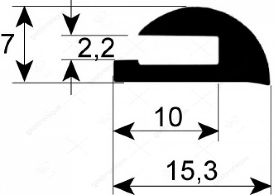 rubber voor ruit oven - Image 1