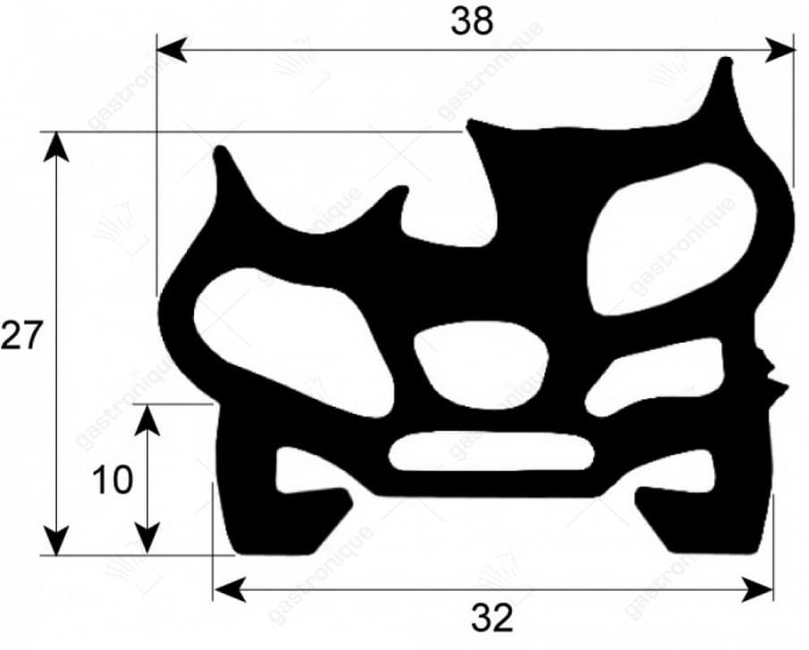 gasket for oven door retainer 700 mm