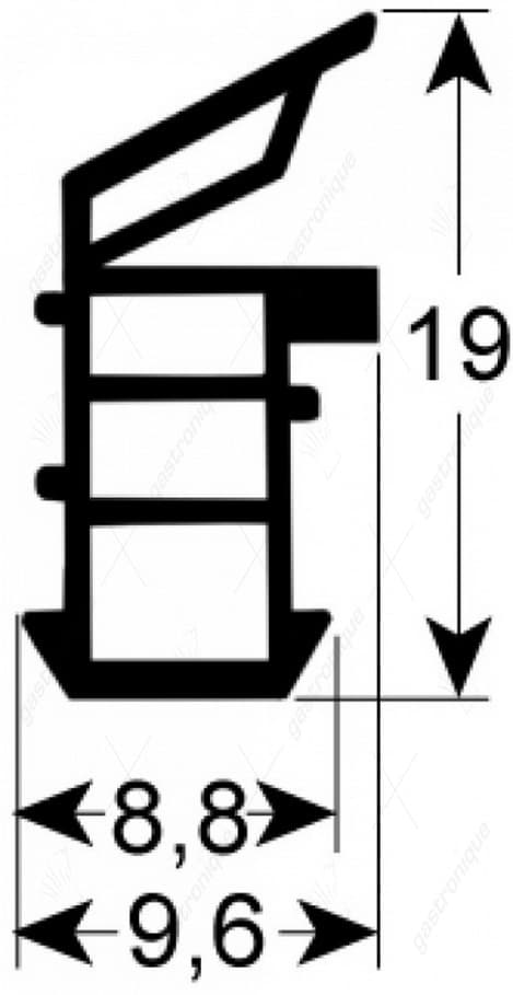 deurrubber 480 mm - Image 1