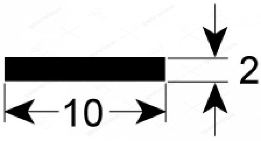 front gasket for oven glass 3200mm - Image 1