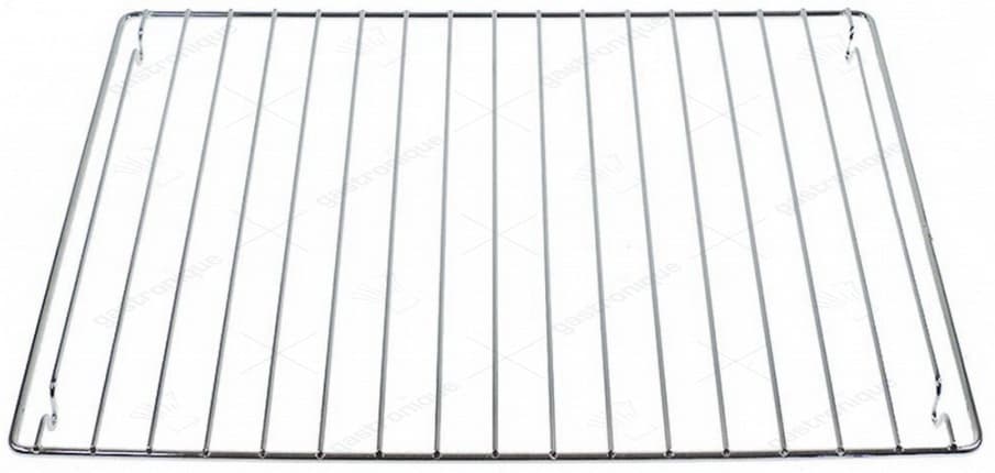 draadrooster B 340mm D 455mm H 20mm staal verchroomd draadsterkte buitenring 5mm - Image 1